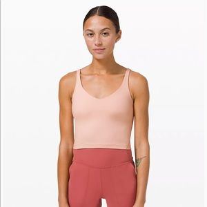 lululemon align tank in pink mist. never worn